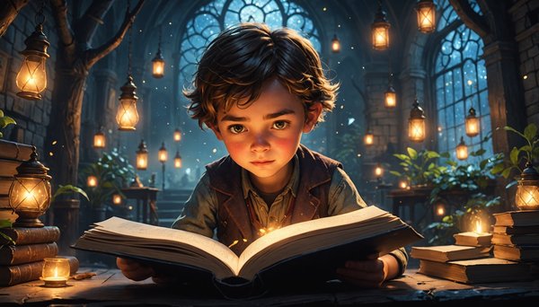 Participez à une soirée magique de lecture de fantastiques nouvelles avec des effets visuels éblouissants !